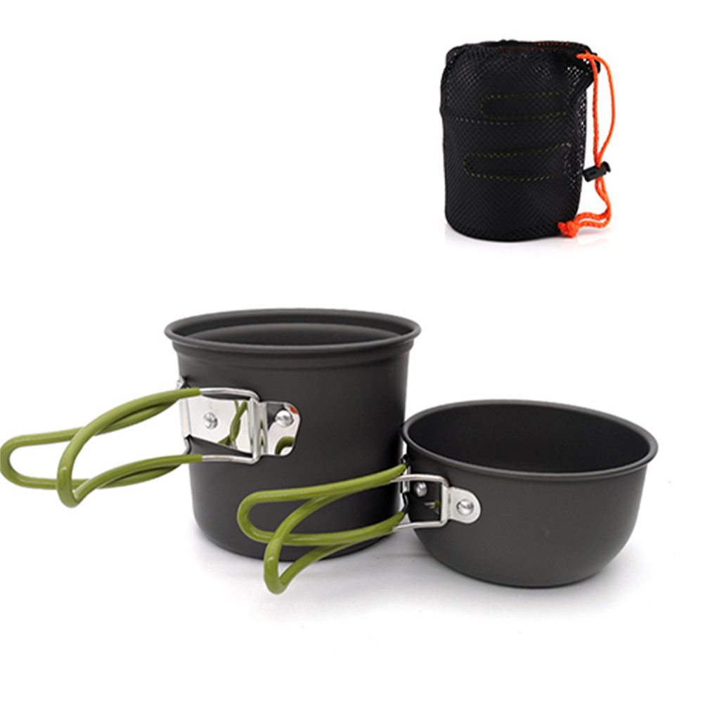 Camping Lightweight Cooking Pot - Сверхлегкий набор посуды для кемпинга Pacoone,