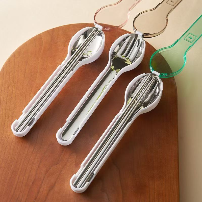 Camping Cooking Knife - Портативный набор столовых приборов с ящиком