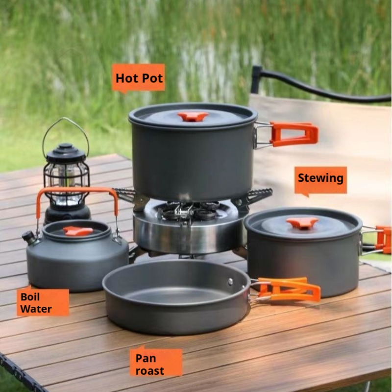 Camping Cooking Pot Large - Портативная кастрюля большой емкости, удобная термостойкая