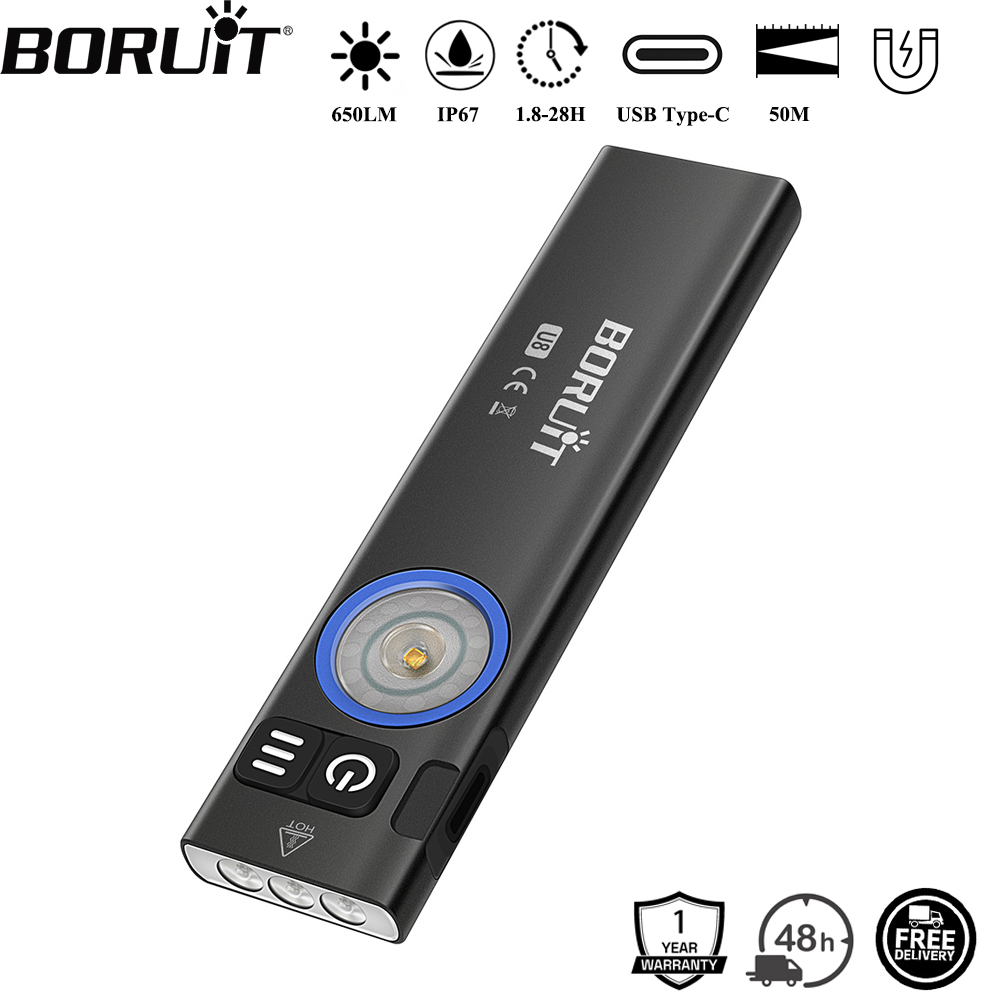 Camping Cooking Fish - BORUiT U8 650LM EDC светодиодный фонарик
