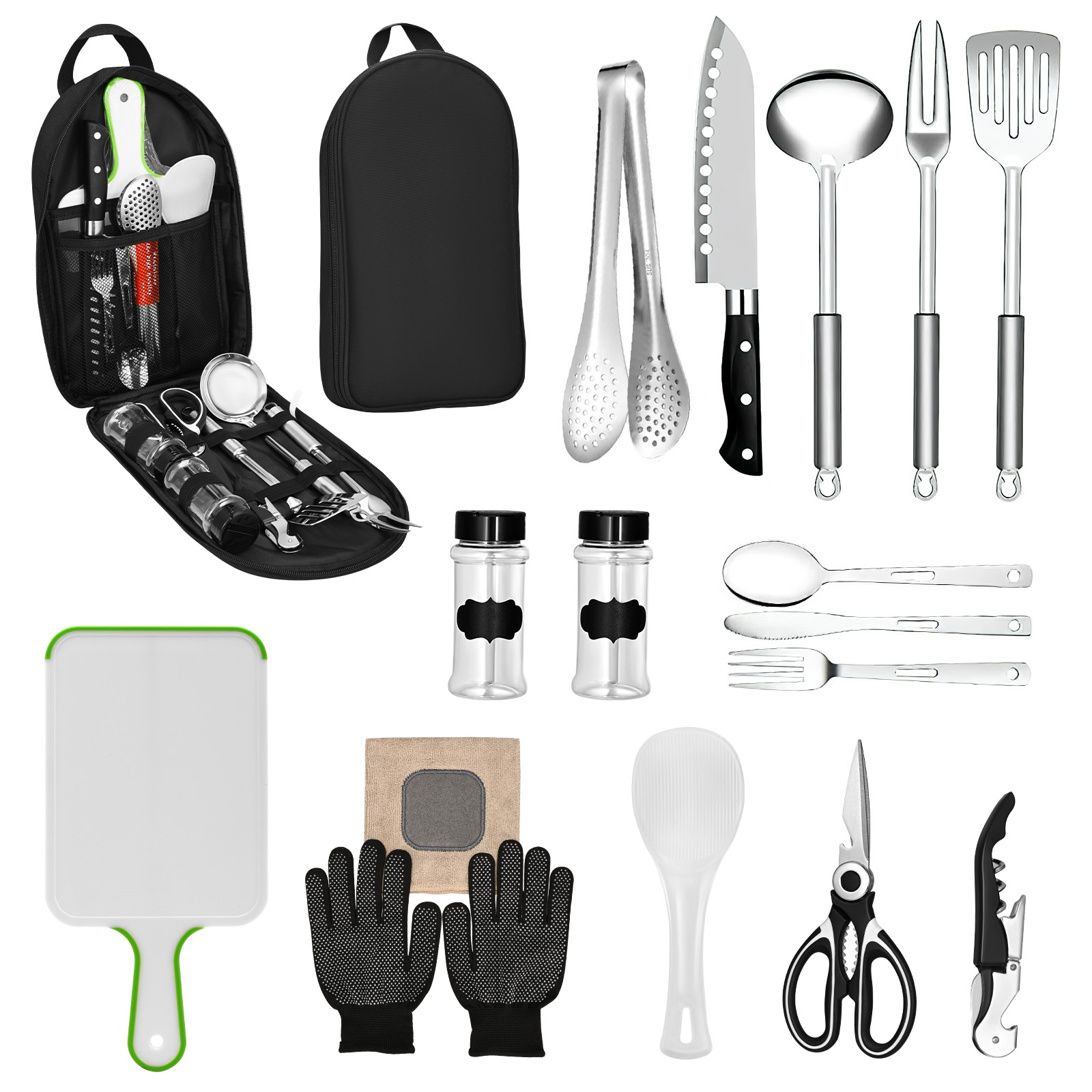 Camping Cooking Must Haves - Набор кухонной утвари для кемпинга, предметы