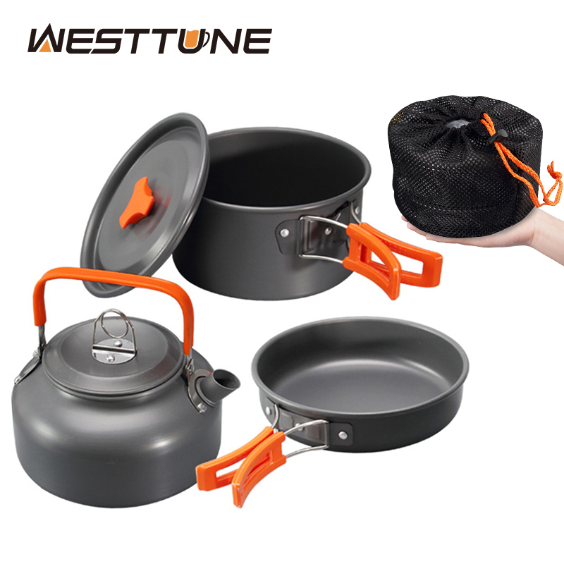 Camping Cooking Roll - WESTTUNE набор посуды для кемпинга, алюминиевый