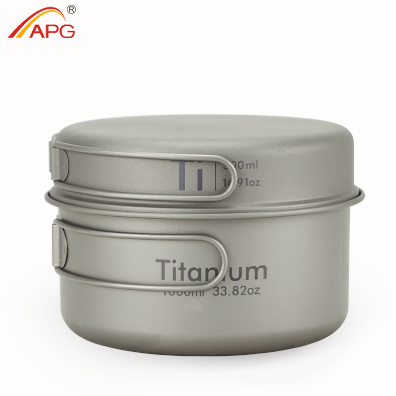Mess Kit Titanium - APG Сверхлегкая титановая сковорода, посуда для