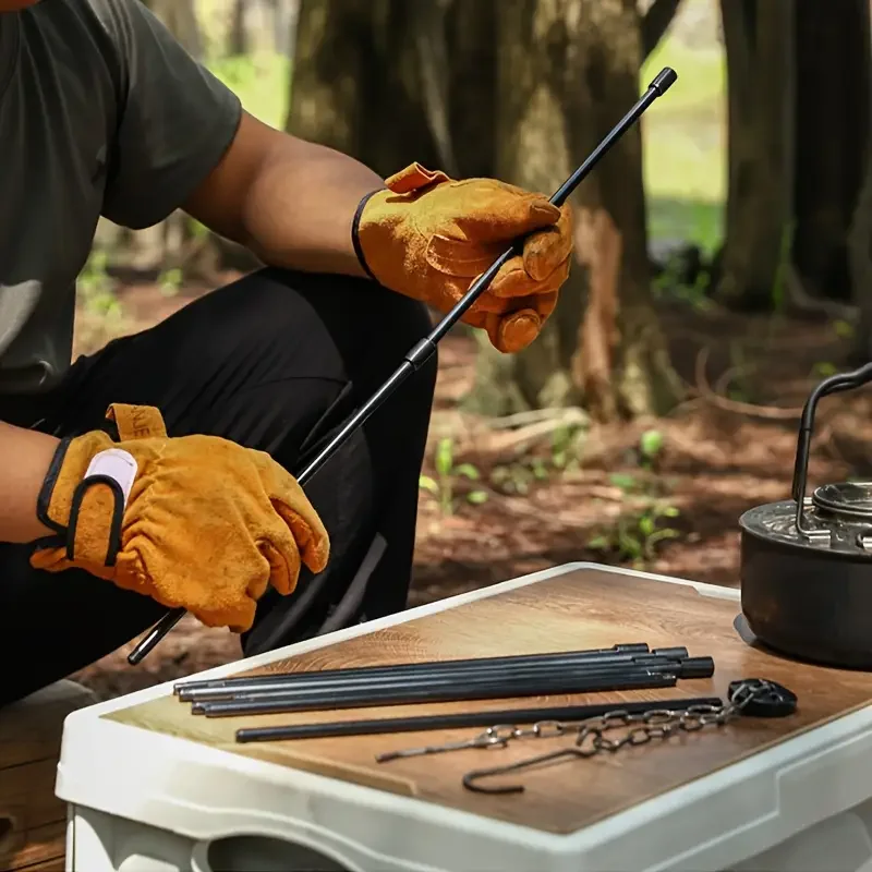 Camping Cooking Pot Large - Уличная большая тренога для костра, портативная