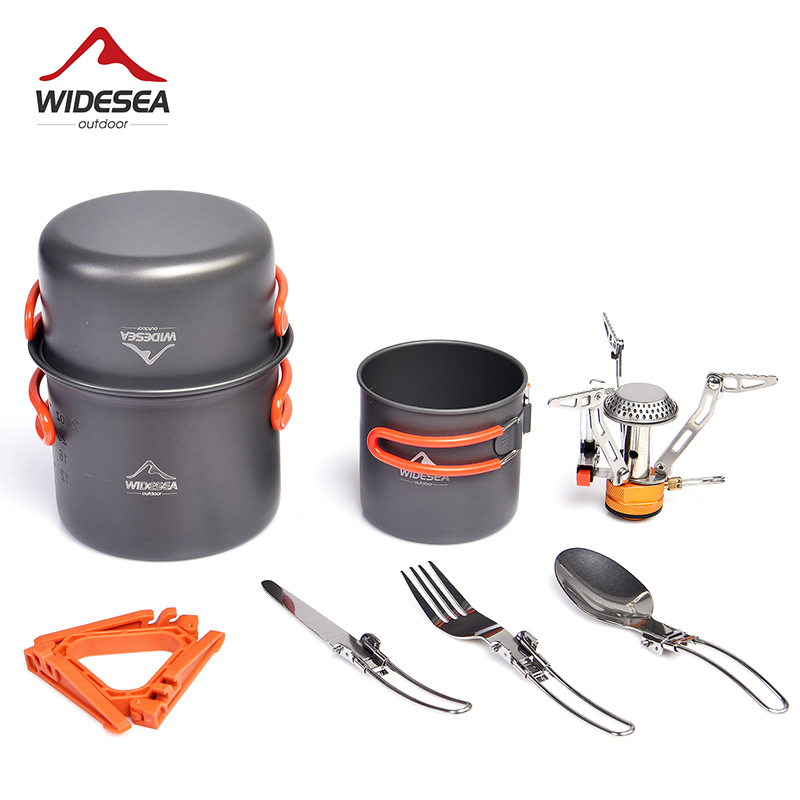 Camping Cooking Device - Набор посуды Widesea для кемпинга, посуда