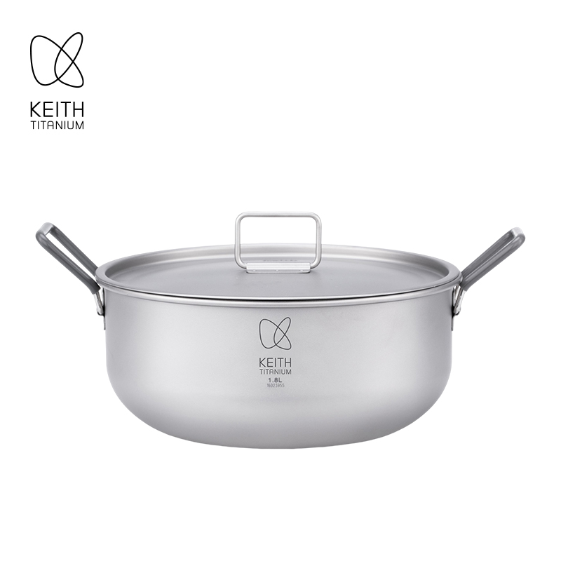 Camping Cooking Handle - Портативная походная кастрюля KEITH 1.8L из