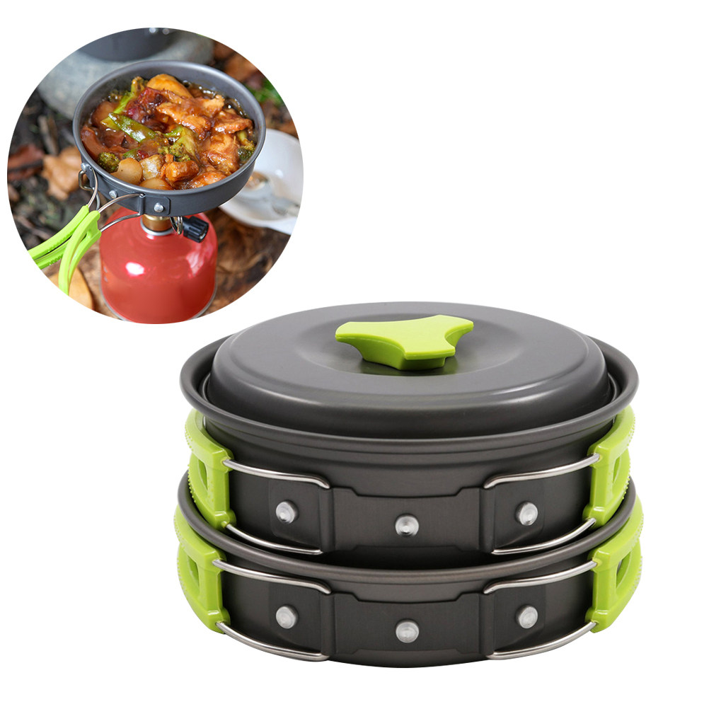 Набор из 10 предметов легкой п – обзор и цена Camping Lightweight Cooking Pot