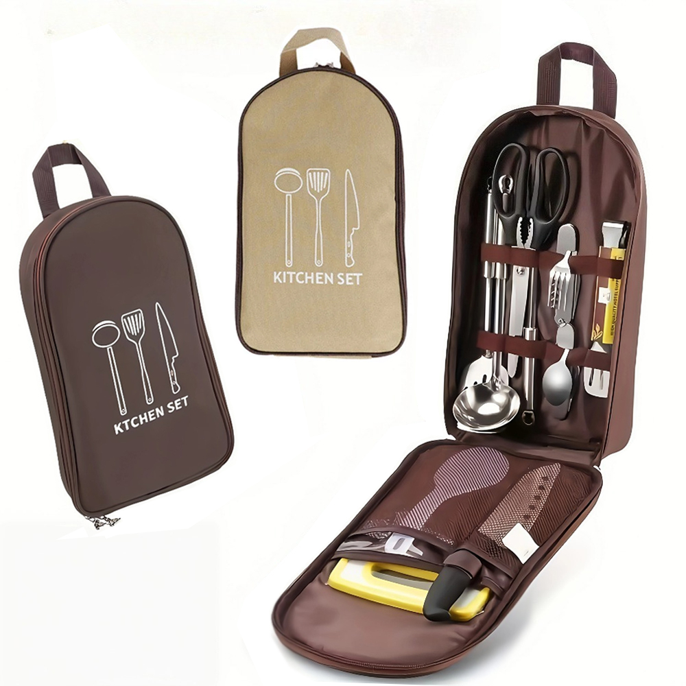 Портативная сумка для кемпинга – обзор и цена Camping Cooking Utensil Organizer