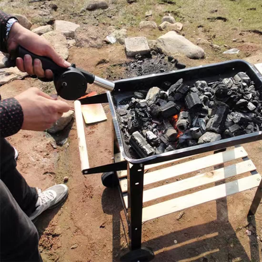 Портативный ручной вентилятор- – обзор и цена Camping Cooking Roll