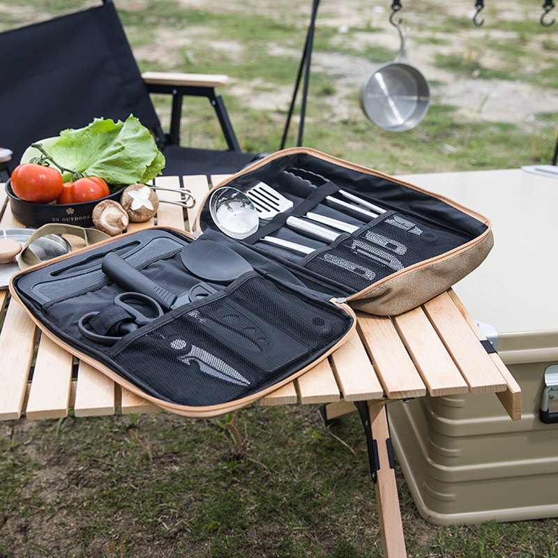 Набор походной кухонной утвари – обзор и цена Camping Cooking Organizer