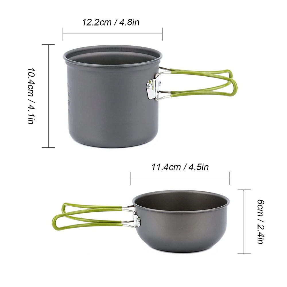 Набор посуды для кемпинга, све – обзор и цена Camping Cooking Roll