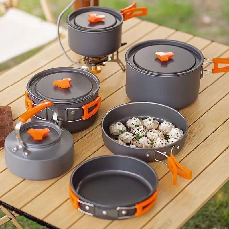 Портативная кастрюля большой е – обзор и цена Camping Cooking Pot Large