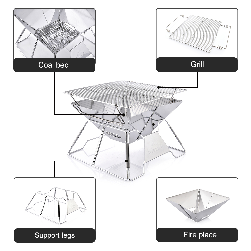 Widesea ветрозащитный дровяной – обзор и цена Camping Cooking Device