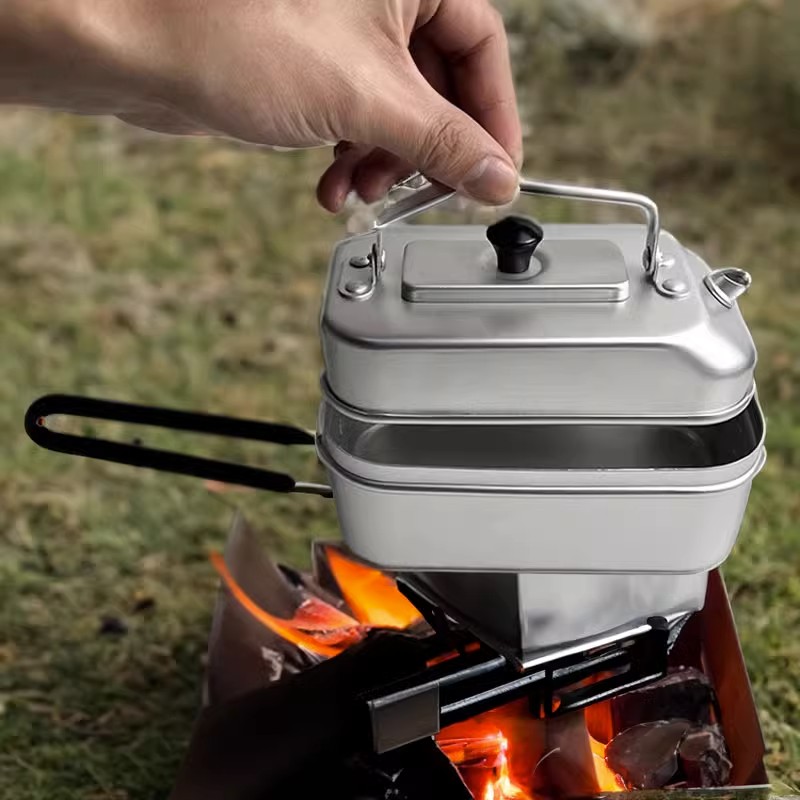 Сверхлегкий портативный турист – обзор и цена Mess Kit Titanium