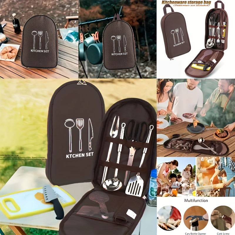 Сумка для приготовления пищи н – обзор и цена Camping Cooking Utensil Organizer