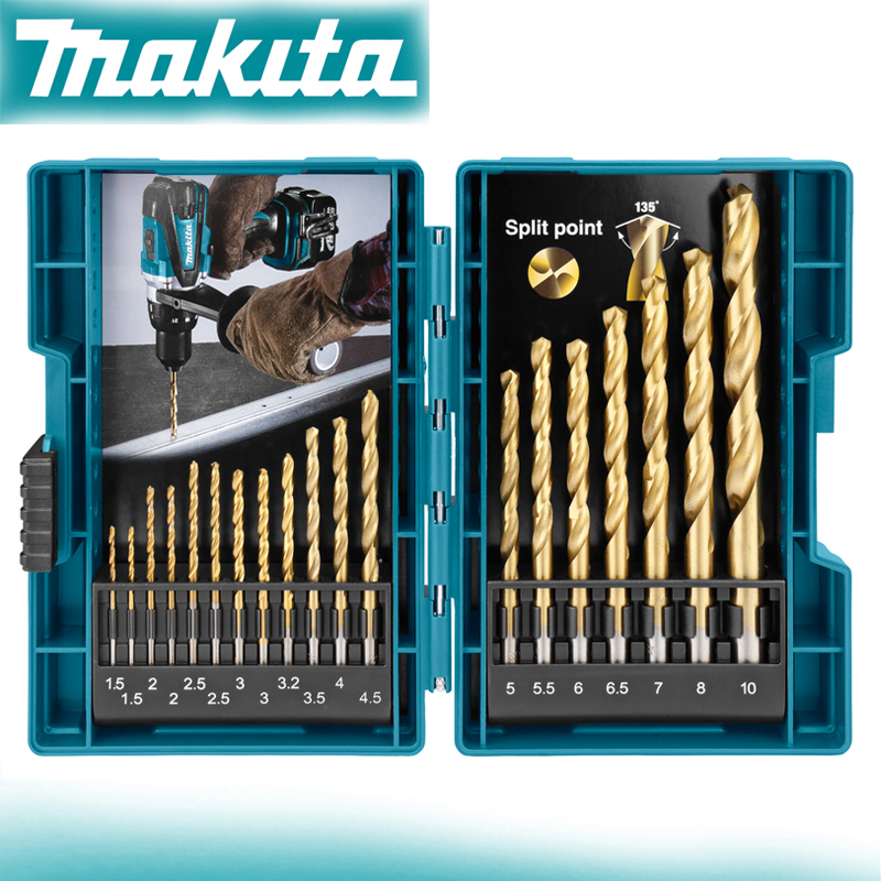 Набор сверл Makita D-67527 HSS – обзор и цена Mess Kit Titanium