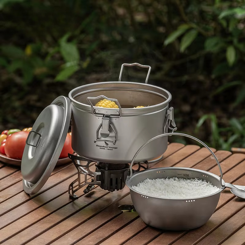 Походная кастрюля для приготов – обзор и цена Camping Cooking Pot Large
