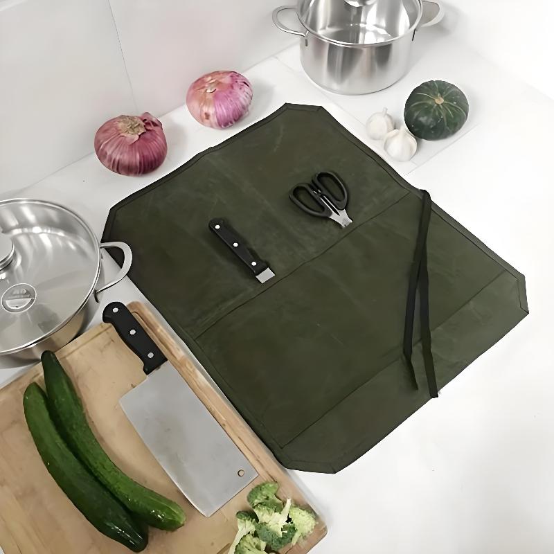 Чехол для ножей из вощеного хо – обзор и цена Camping Cooking Organizer