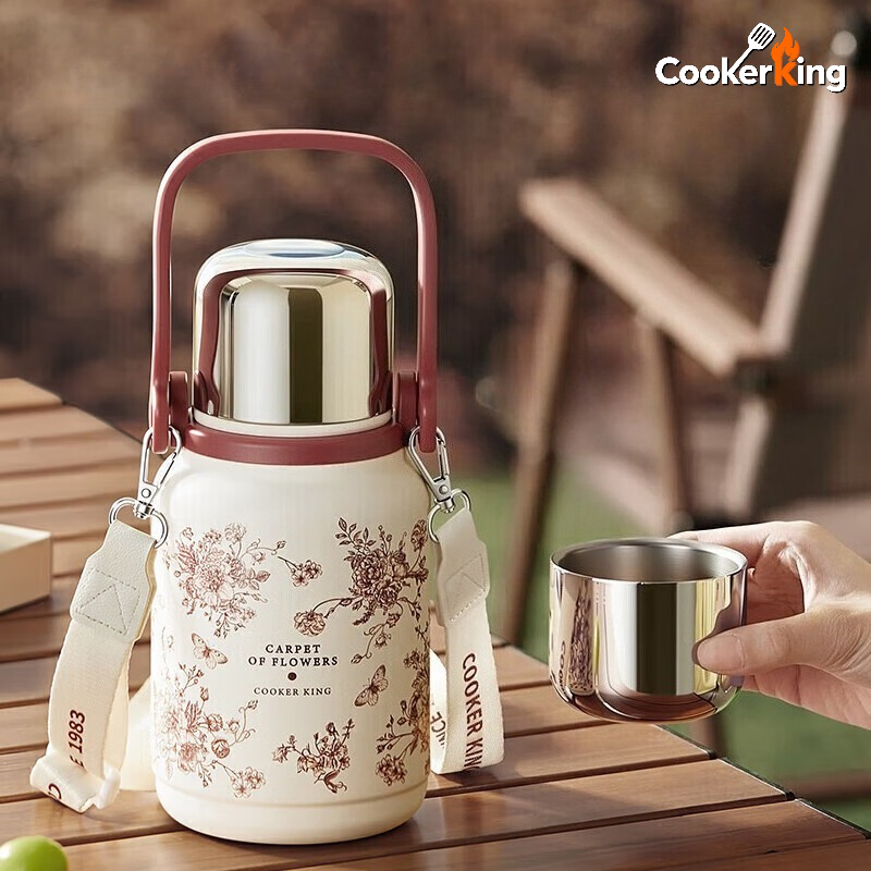 Ручной термос COOKER KING 800  – обзор и цена Camping Cooking Pot Large