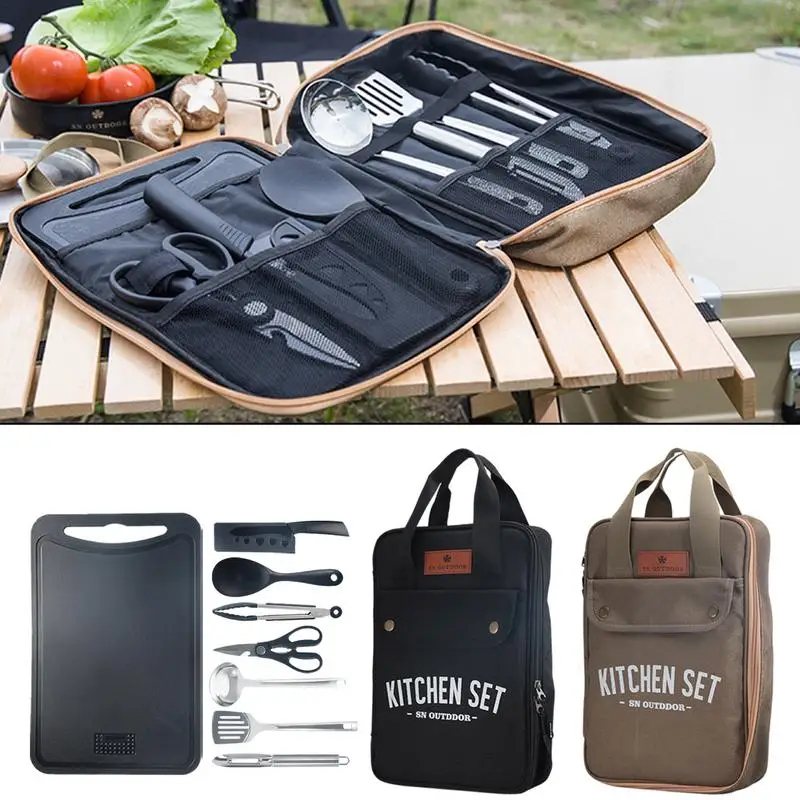 Набор походной кухонной утвари – обзор и цена Camping Cooking Roll