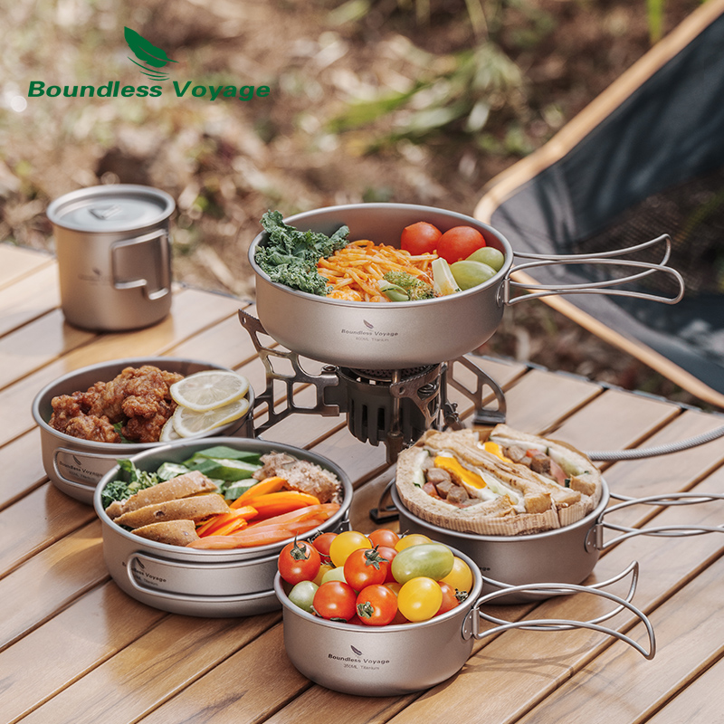 Титановые миски Boundless Voya – обзор и цена Mess Kit Titanium