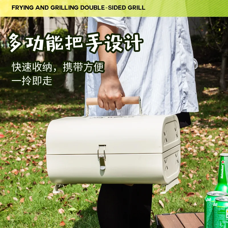 Портативный гриль-барбекю для  – обзор и цена Camping Cooking Device