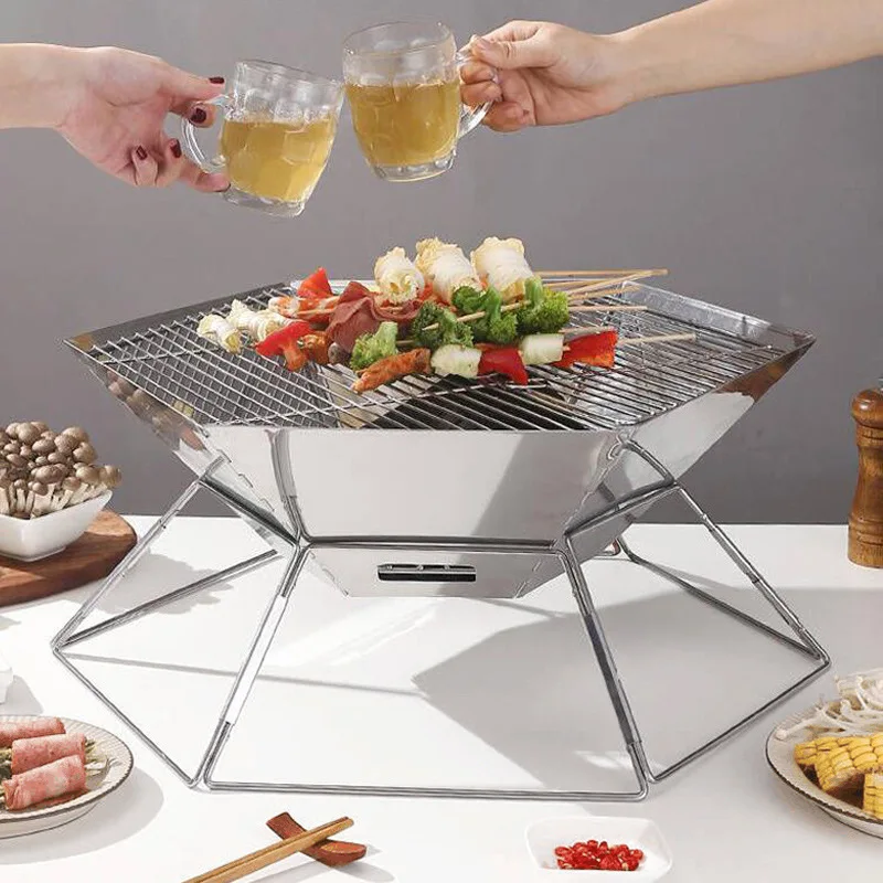 Портативный складной угольный  – обзор и цена Camping Cooking Must Haves
