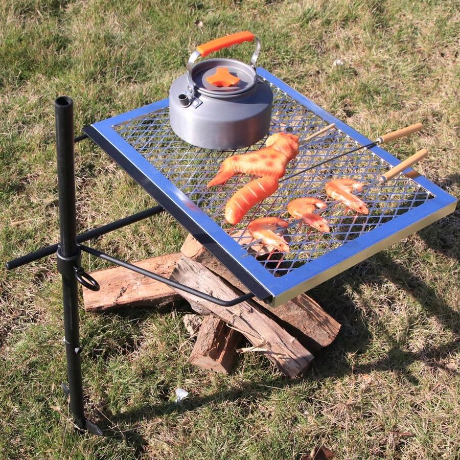 360 °   Регулируемый вращающий – обзор и цена Campfire Cooking