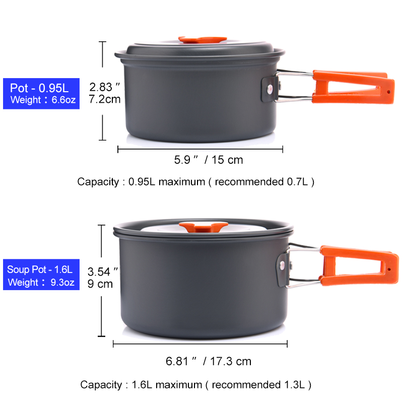 Набор посуды Widesea для кемпи – обзор и цена Camping Cooking Roll