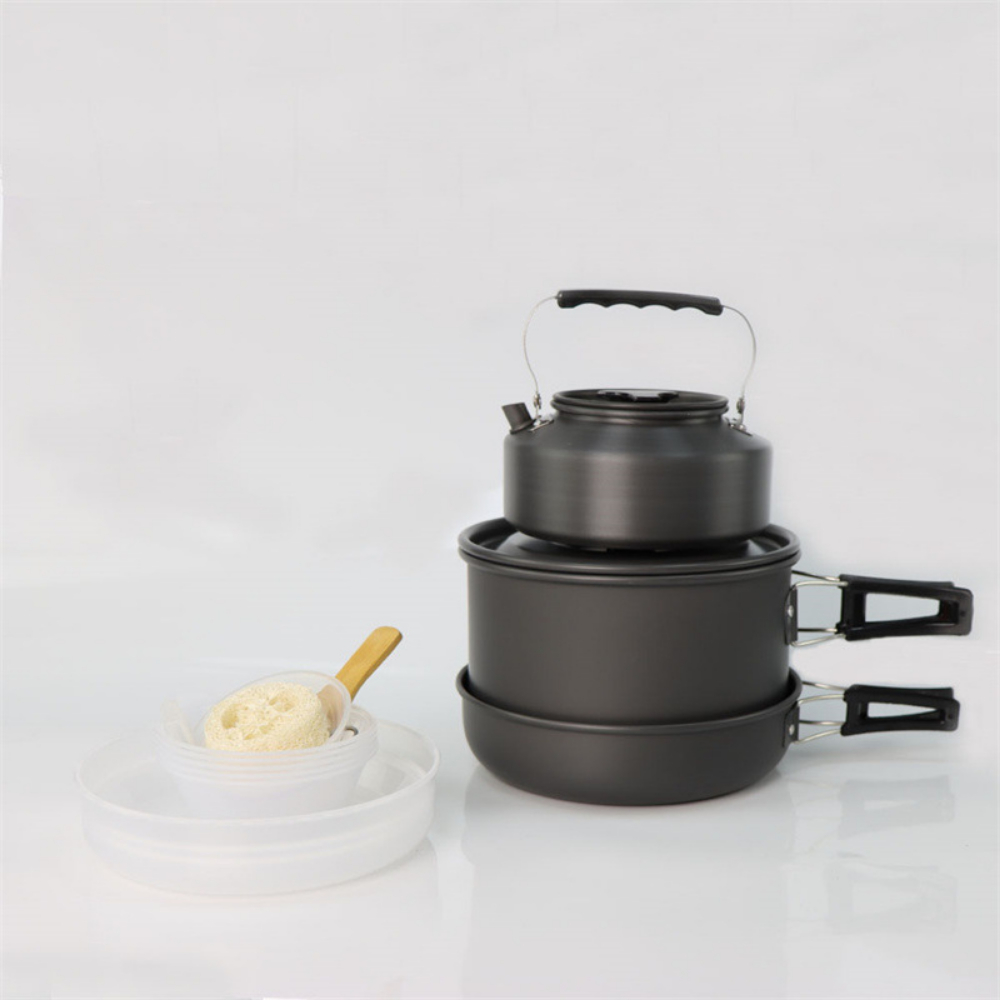 Набор походной посуды для приг – обзор и цена Camping Cooking Pot Large