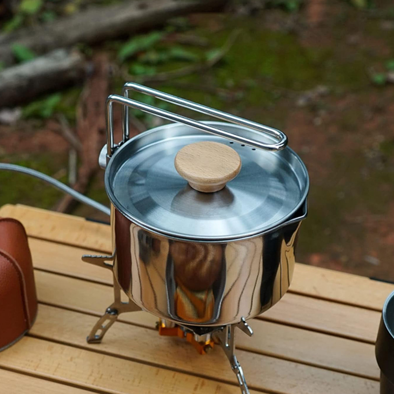 1л 304 походный чайник из нерж – обзор и цена Camping Cooking Handle