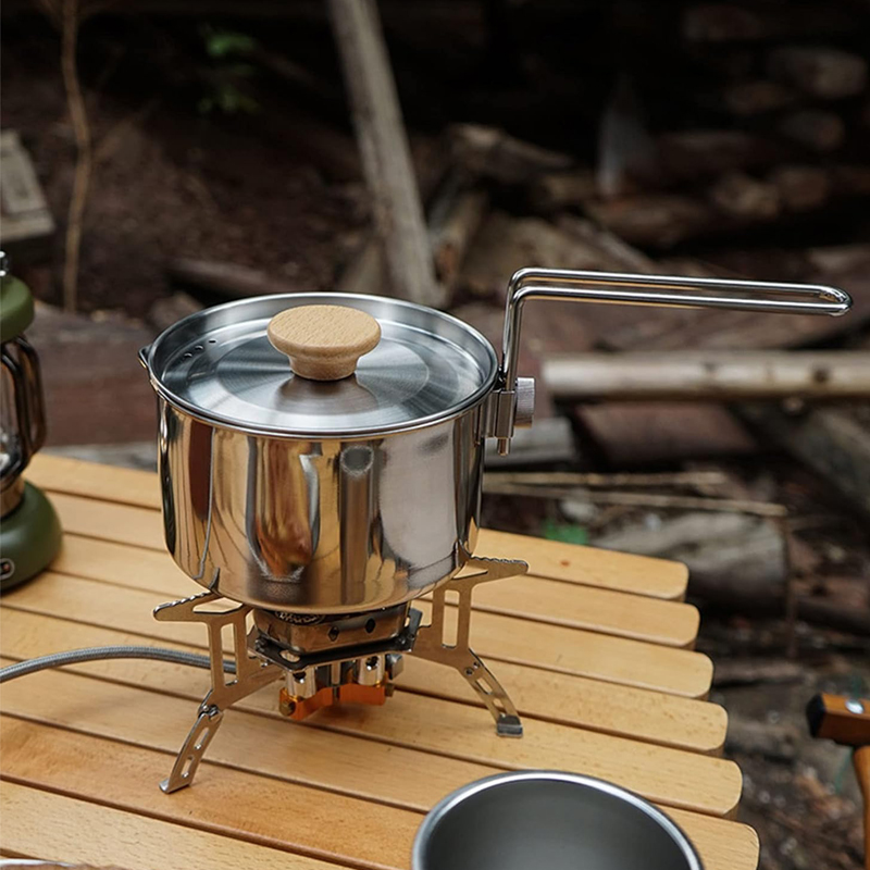 1л 304 походный чайник из нерж – обзор и цена Camping Cooking Handle