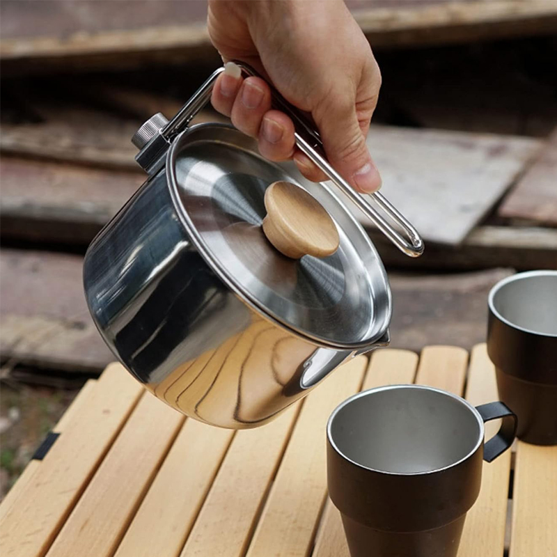 1л 304 походный чайник из нерж – обзор и цена Camping Cooking Handle