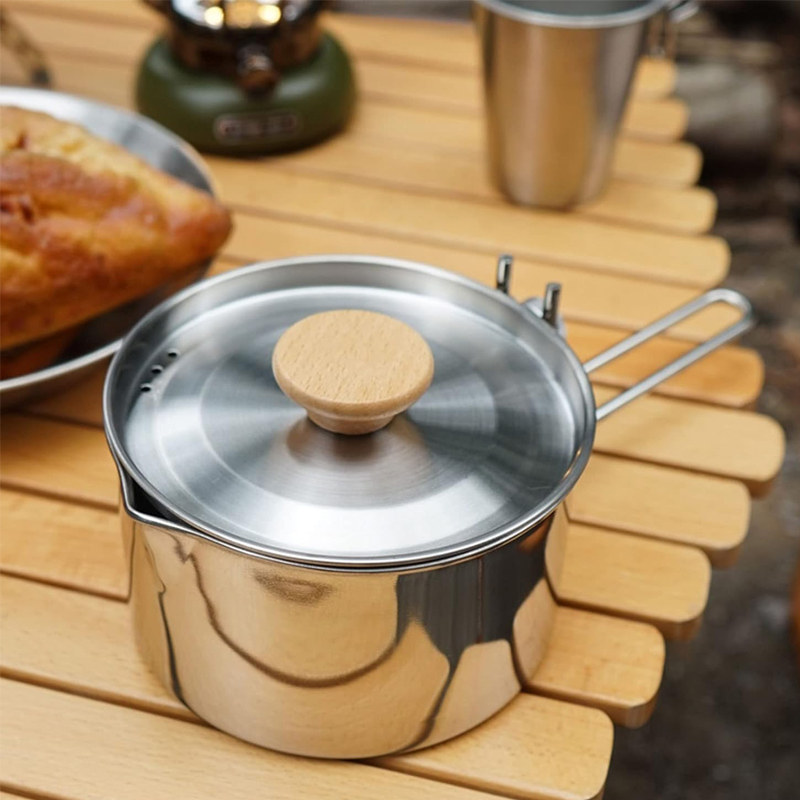 1л 304 походный чайник из нерж – обзор и цена Camping Cooking Handle