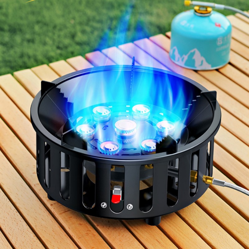 Мощная 7-конфорочная портативн – обзор и цена Campfire Cooking