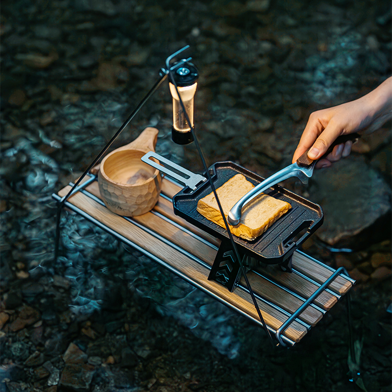 Портативная мини-сковорода-гри – обзор и цена Camping Cooking Device