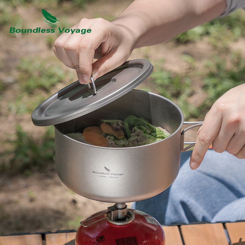 Титановая походная кастрюля Bo – обзор и цена Camping Cooking Handle