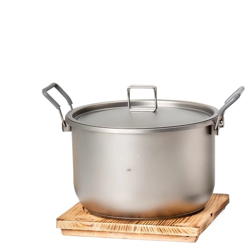 Титановая кастрюля 6л с крышко – обзор и цена Camping Cooking Pot Large