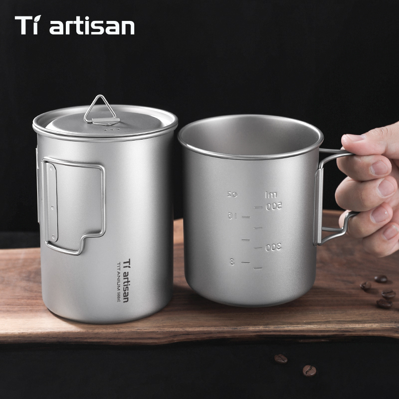 Титановая складная кружка Tiar – обзор и цена Camping Cooking Pot Large