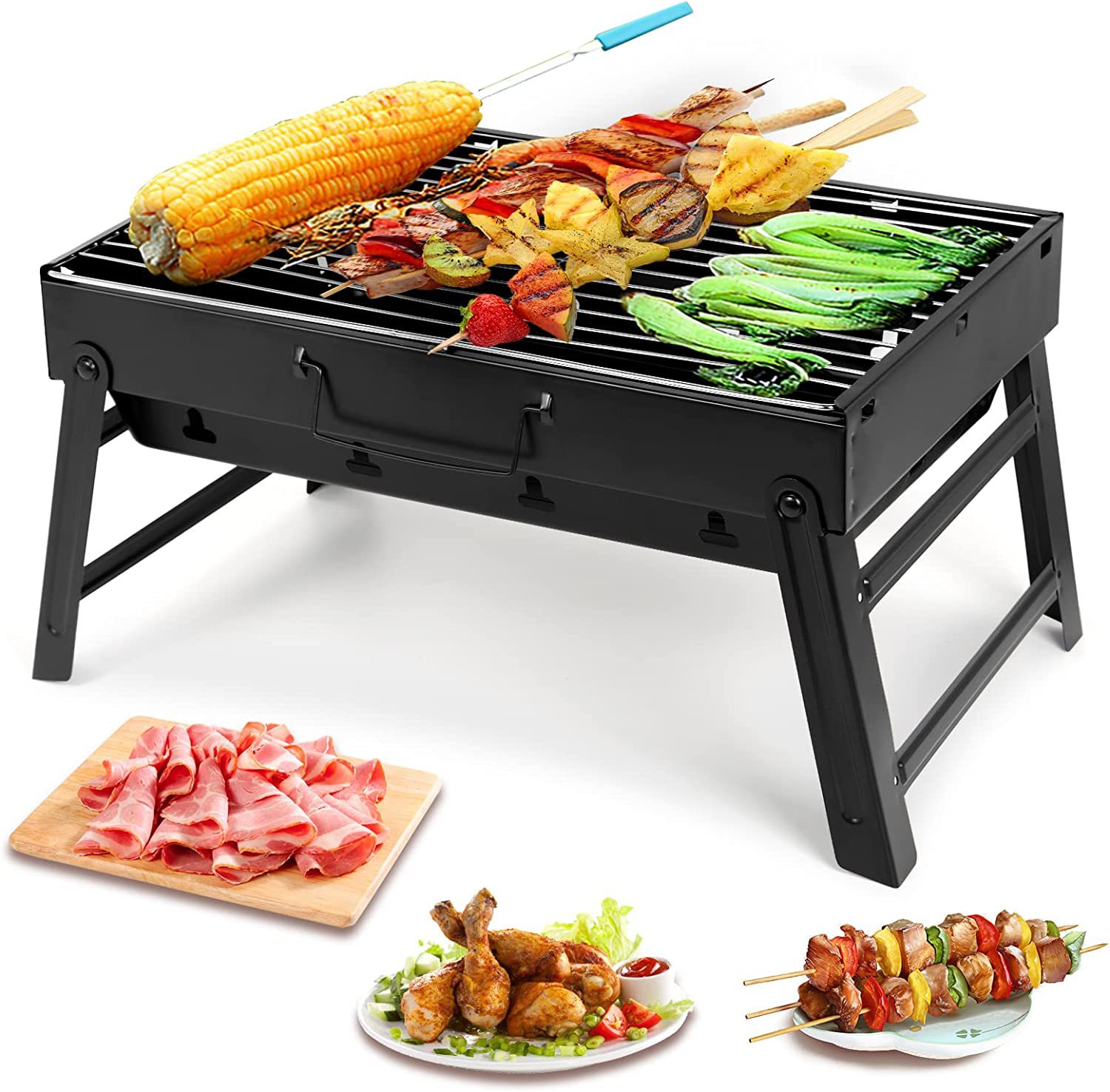 Мини-черный гриль из нержавеющ – обзор и цена Camping Cooking Roll